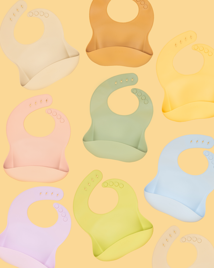 colourful baby bibs